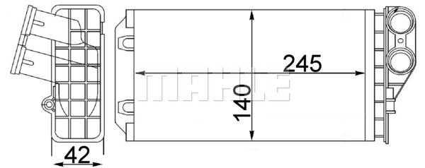 Nagrzewnica MAHLE AH 82 000S