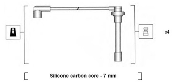 Przewody zapłonowe MAGNETI MARELLI 941315050892