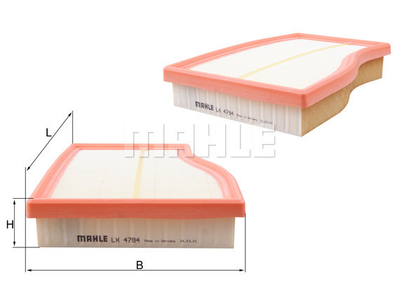 Filtr powietrza KNECHT LX 4784