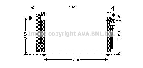 Skraplacz klimatyzacji AVA QUALITY COOLING KA5081D
