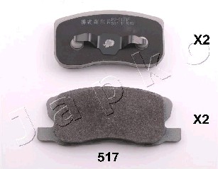 Klocki hamulcowe JAPKO 50517
