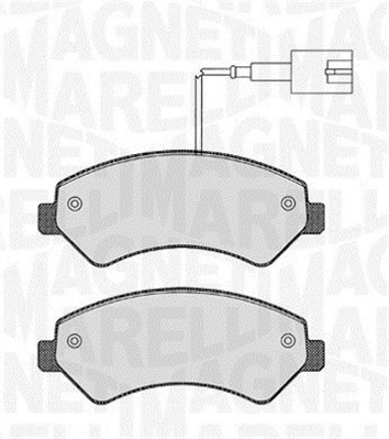 Klocki hamulcowe MAGNETI MARELLI 363916060190
