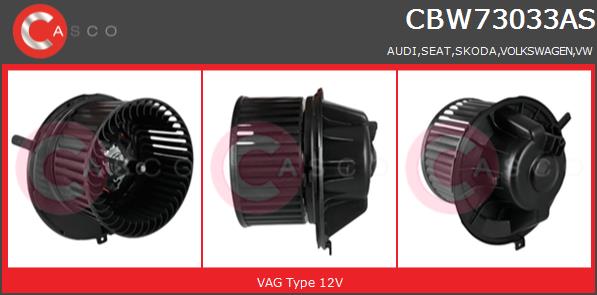 Wentylator wnętrza CASCO CBW73033AS