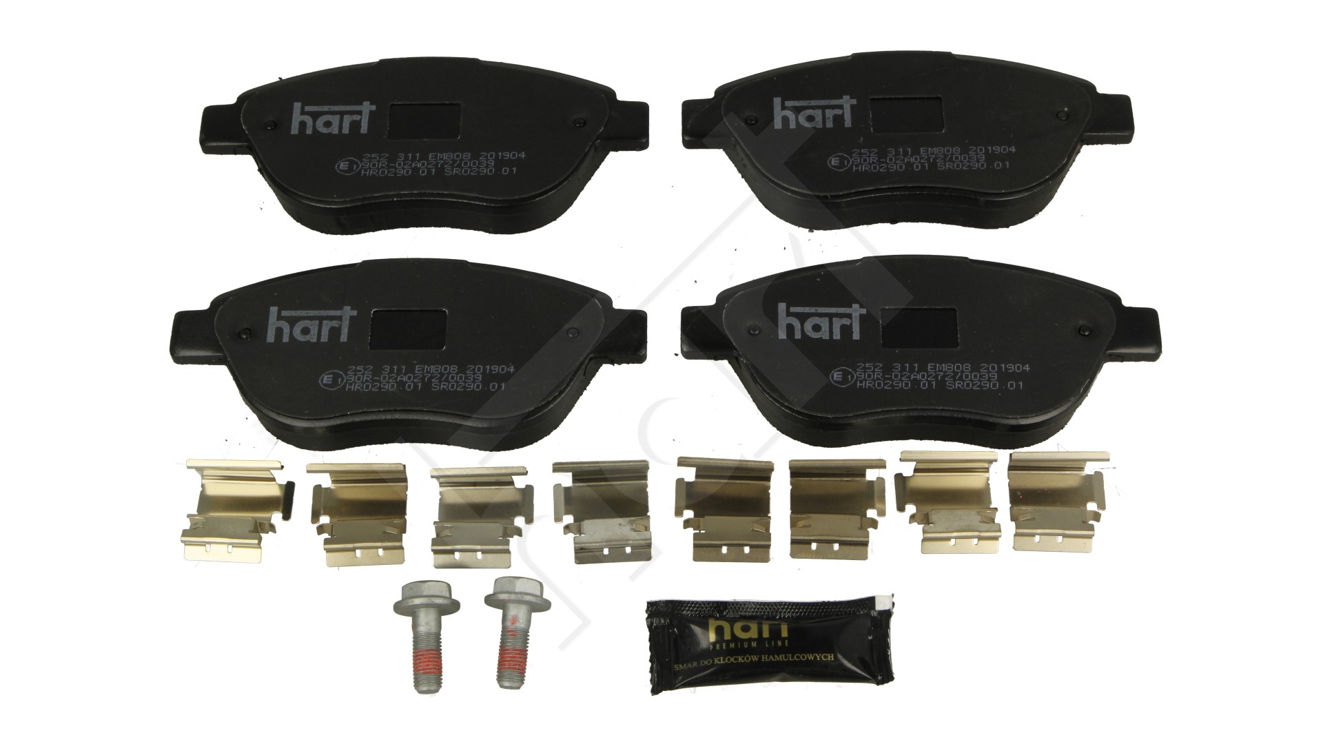 Klocki hamulcowe HART 252 311