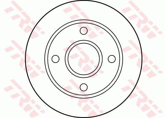 Tarcza hamulcowa TRW DF2752