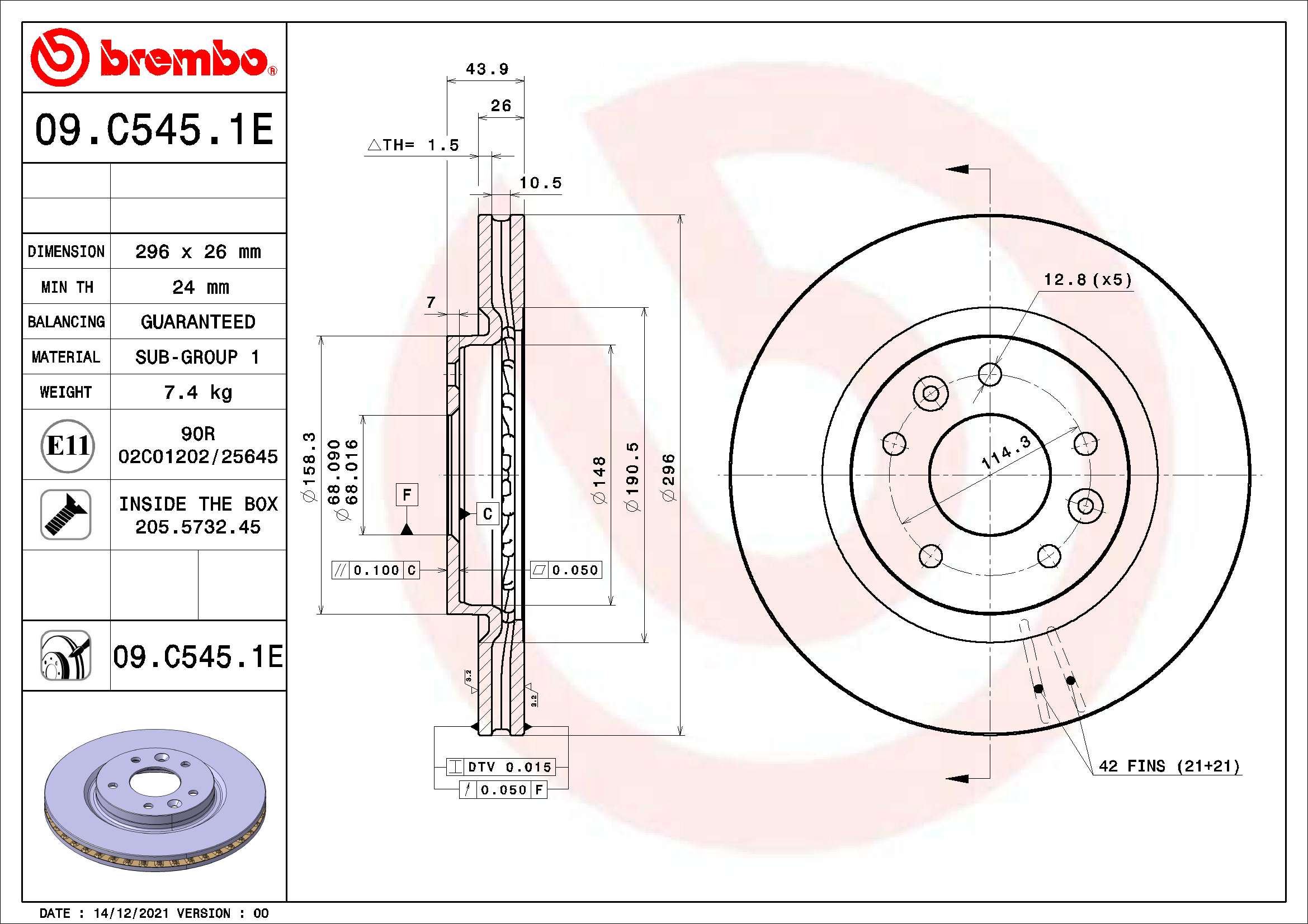 Zestaw do hamulców, hamulce tarczowe BREMBO KT 08 019