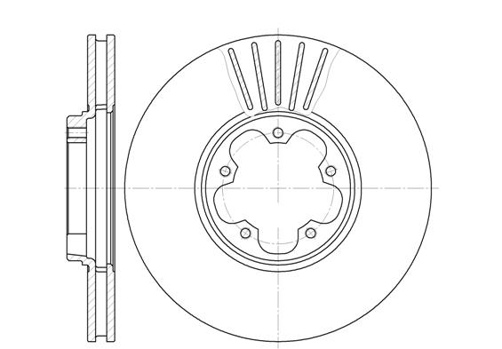 Tarcza hamulcowa REMSA 6609.10