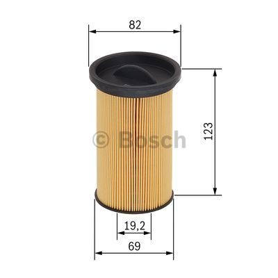 Filtr paliwa BOSCH 1 457 431 708