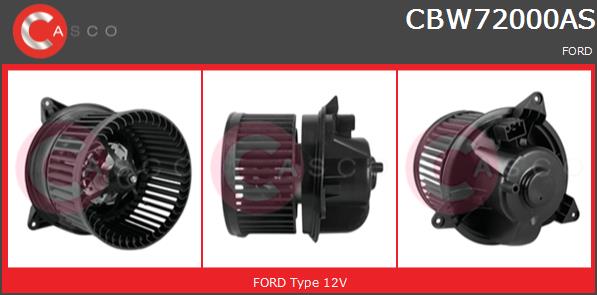 Wentylator wnętrza CASCO CBW72000AS