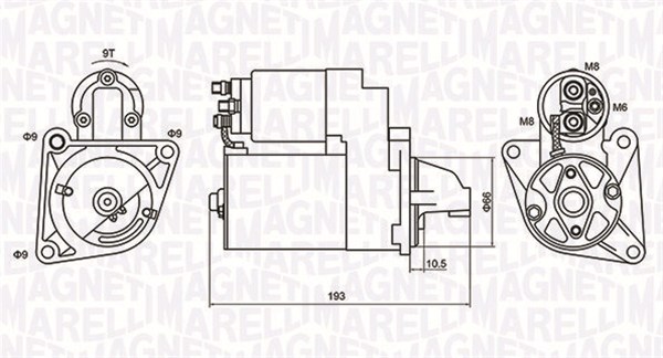 Rozrusznik MAGNETI MARELLI 063721053010