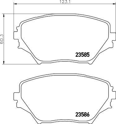 Klocki hamulcowe HELLA 8DB 355 009-741