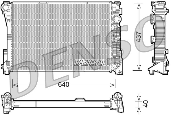 Chłodnica DENSO DRM17046