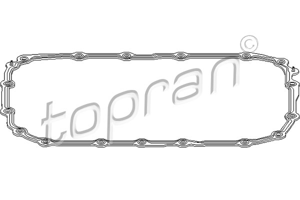 Uszczelka miski automatycznej skrzyni biegów TOPRAN 501 750