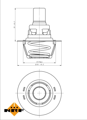 Termostat NRF 725141