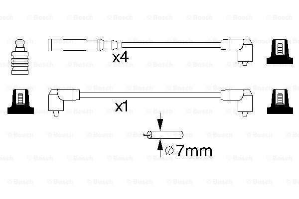 Przewody zapłonowe BOSCH 0 986 356 847