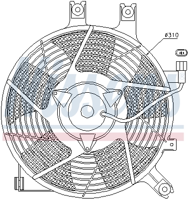 Wentylator NISSENS 85384