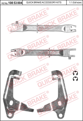 Regulacja szczęk hamulcowych QUICK BRAKE 108 53 004