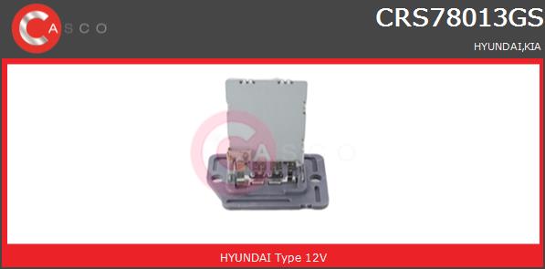 Opornik wentylatora CASCO CRS78013GS