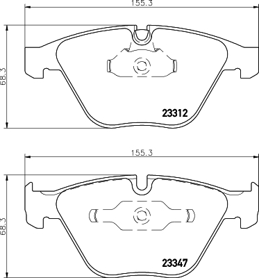 Klocki hamulcowe HELLA 8DB 355 009-271