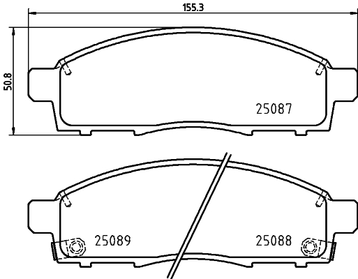 Klocki hamulcowe HELLA 8DB 355 023-401