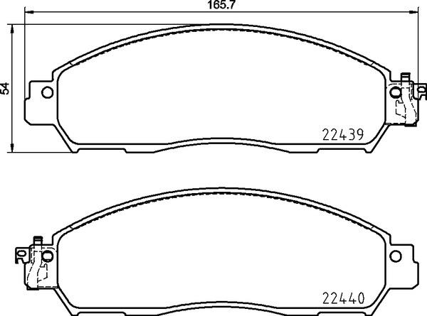 Klocki hamulcowe BREMBO P 56 120