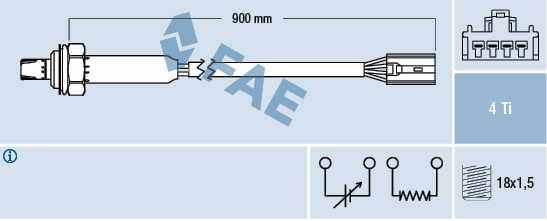 Sonda lambda FAE 77356