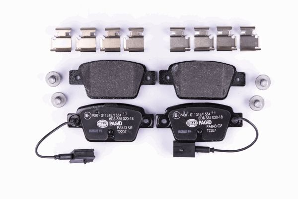 Klocki hamulcowe HELLA 8DB 355 020-181