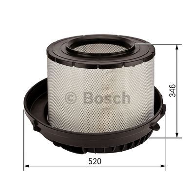 Filtr powietrza BOSCH F 026 400 088
