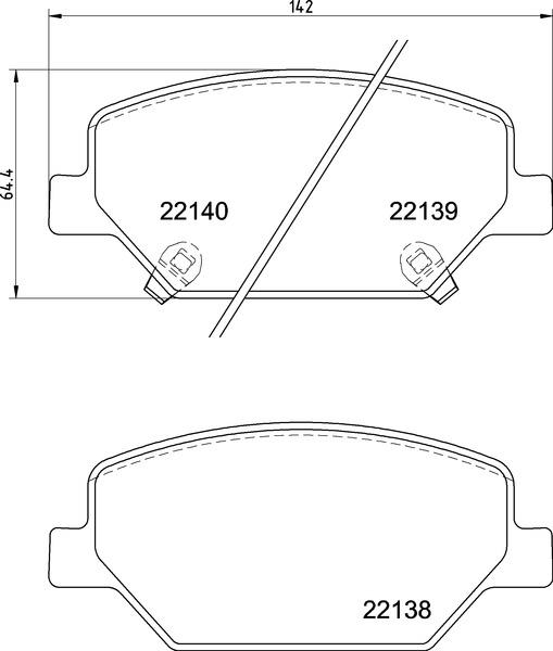 Klocki hamulcowe BREMBO P 07 007