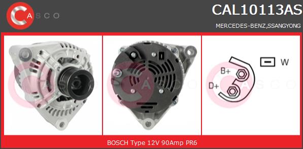 Alternator CASCO CAL10113AS