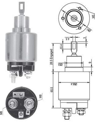 Elektromagnes rozrusznika MAGNETI MARELLI 940113050126