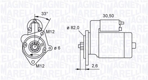 Rozrusznik MAGNETI MARELLI 063721392010