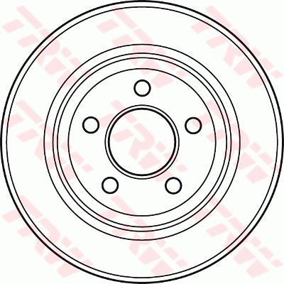 Tarcza hamulcowa TRW DF4882