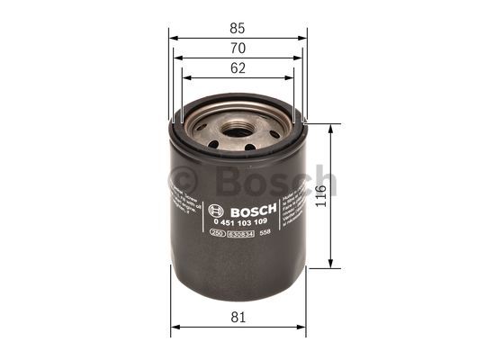 Filtr oleju BOSCH F 026 407 027