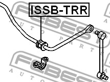 Guma stabilizatora FEBEST ISSB-TRR