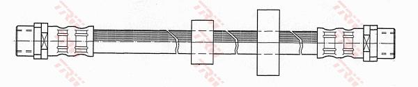 Przewód hamulcowy elastyczny TRW PHA343