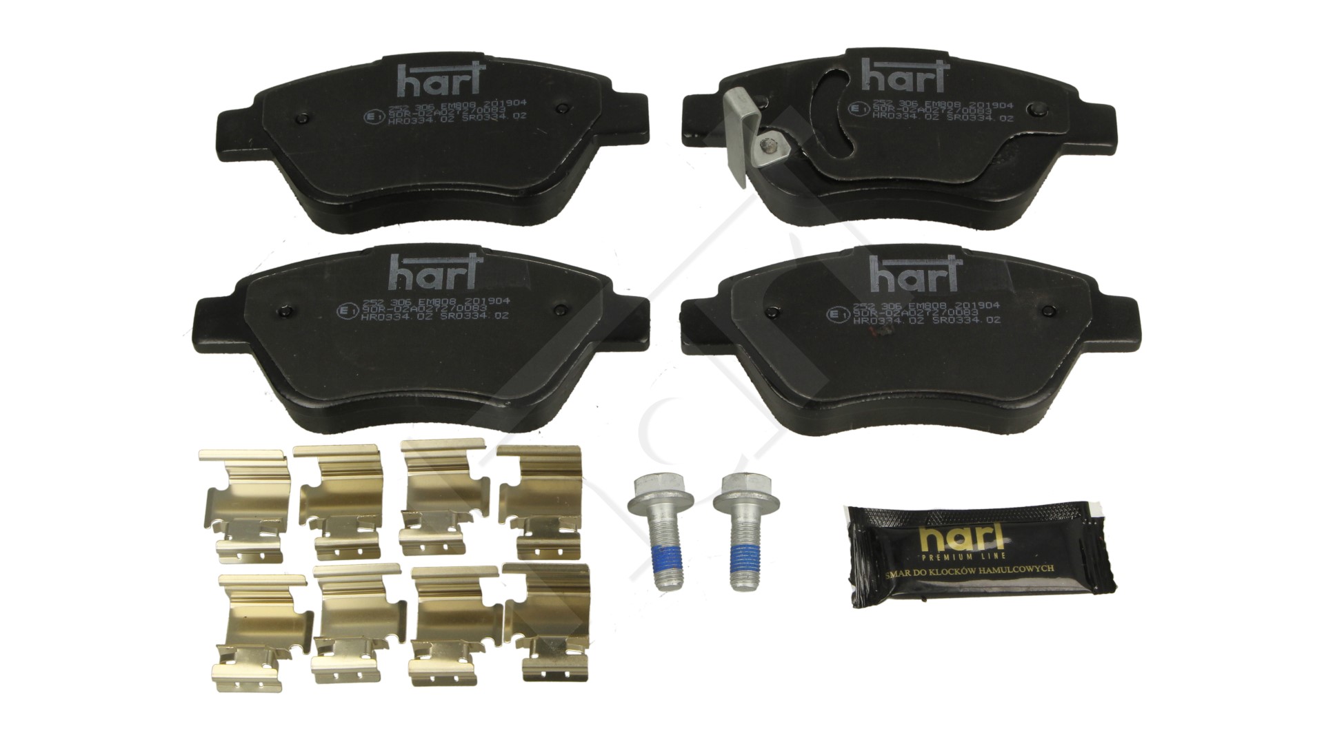 Klocki hamulcowe HART 252 306