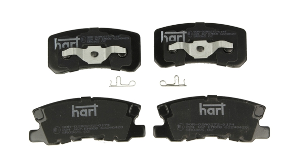 Klocki hamulcowe HART 224 167