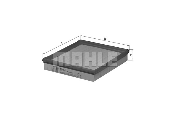 Filtr powietrza MAHLE LX 316