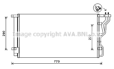 Skraplacz klimatyzacji AVA QUALITY COOLING HY5298D
