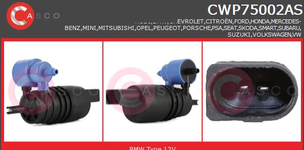 Pompka spryskiwacza CASCO CWP75002AS