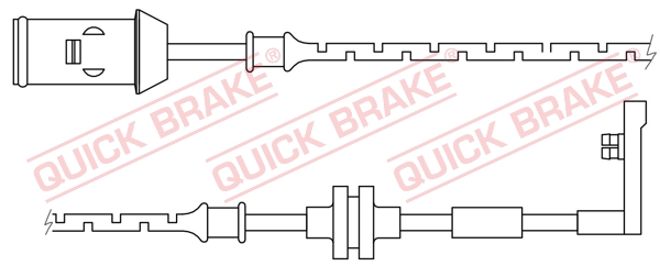 Czujnik zużycia klocków QUICK BRAKE WS 0165 B