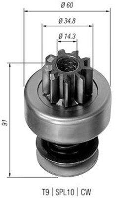 Bendiks rozrusznika MAGNETI MARELLI 940113020102