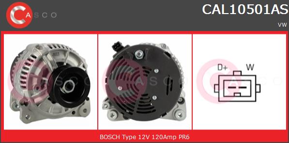 Alternator CASCO CAL10501AS