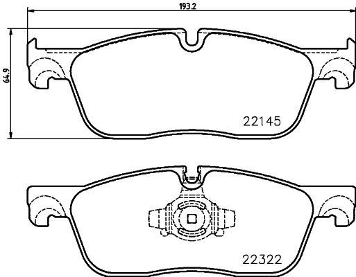 Klocki hamulcowe BREMBO P 36 035