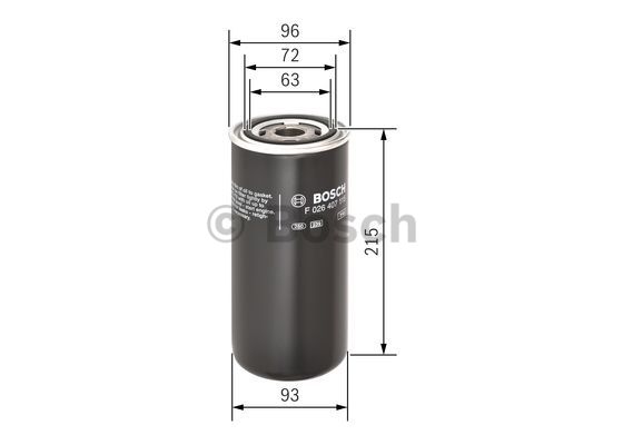 Filtr oleju BOSCH F 026 407 115