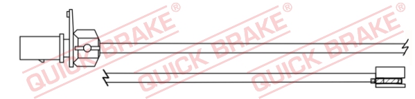Czujnik zużycia klocków QUICK BRAKE WS 0400 A