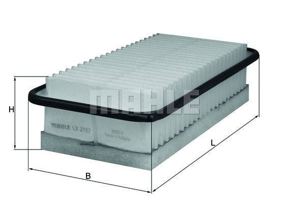 Filtr powietrza KNECHT LX 3187