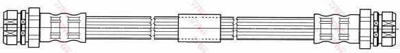 Przewód hamulcowy elastyczny TRW PHA515