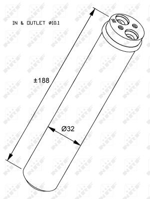 Osuszacz klimatyzacji NRF 33284